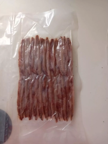 vacuum-packed anchovy fillet